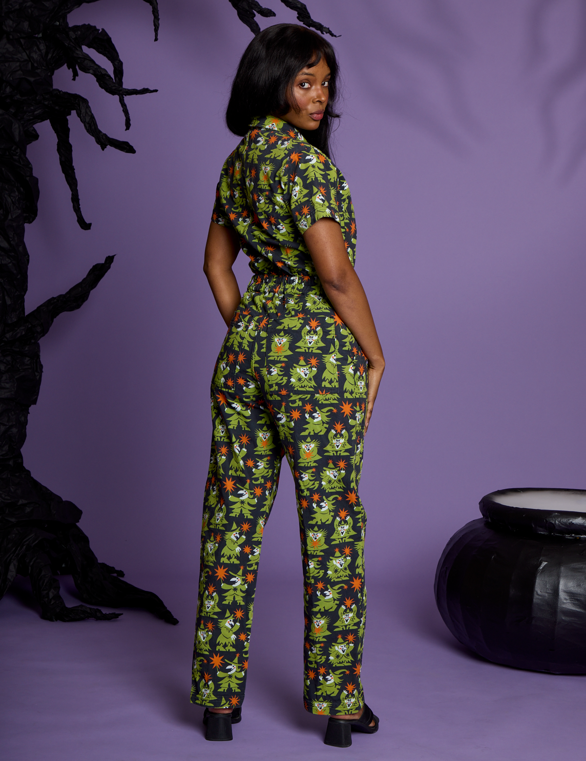 Short Sleeve Jumpsuit - Spellbound