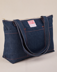 Denim XL Zip Tote