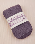 Nebula Purple Thick Crew Socks
