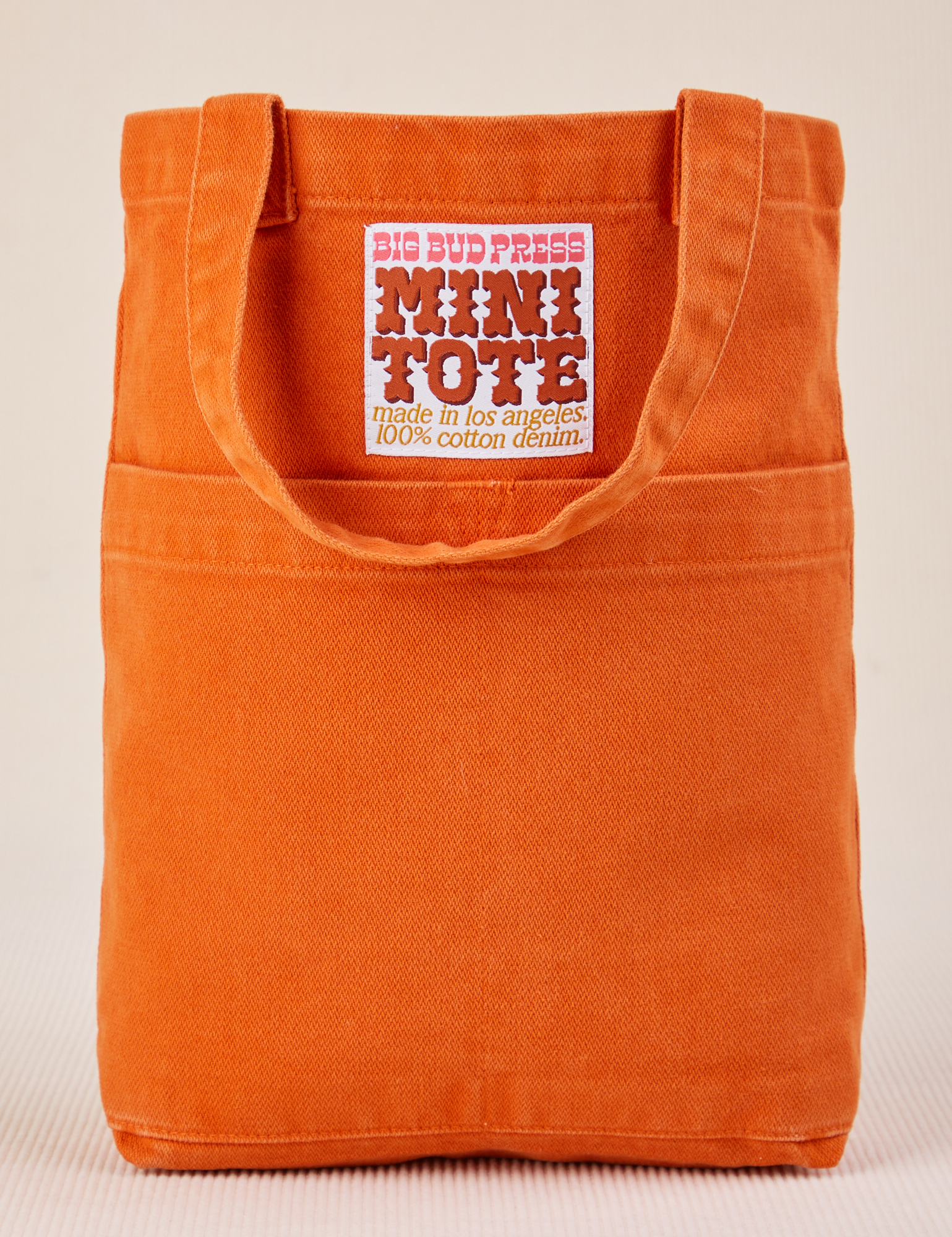 Mini Tote Bag in Burnt Orange