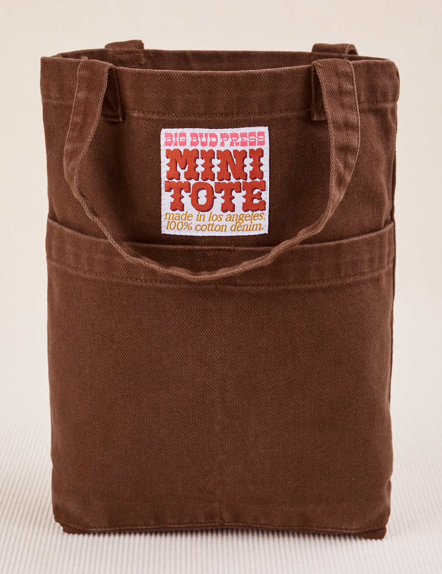 Mini Tote Bag in Fudgesicle Brown