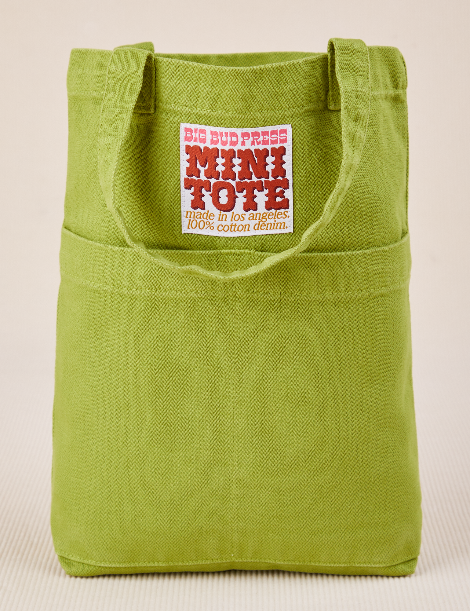 Mini Tote Bag in Gross Green