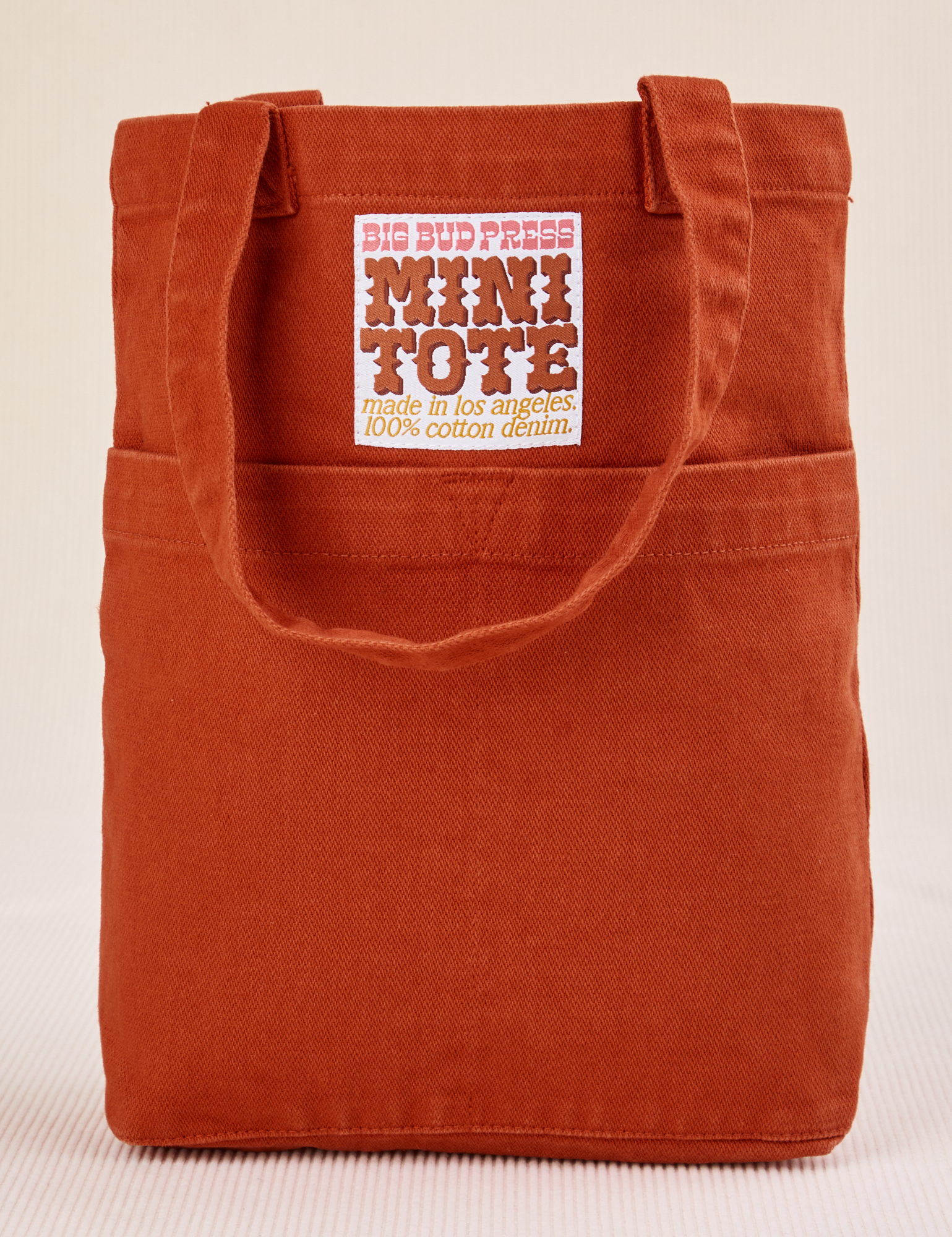 Mini Tote Bag in Paprika