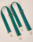 Overall Handbag Adjustable Straps in Hunter Green