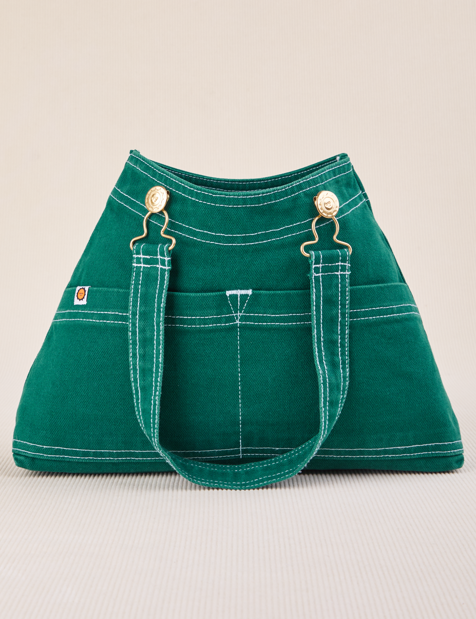 Overall Handbag in Hunter Green