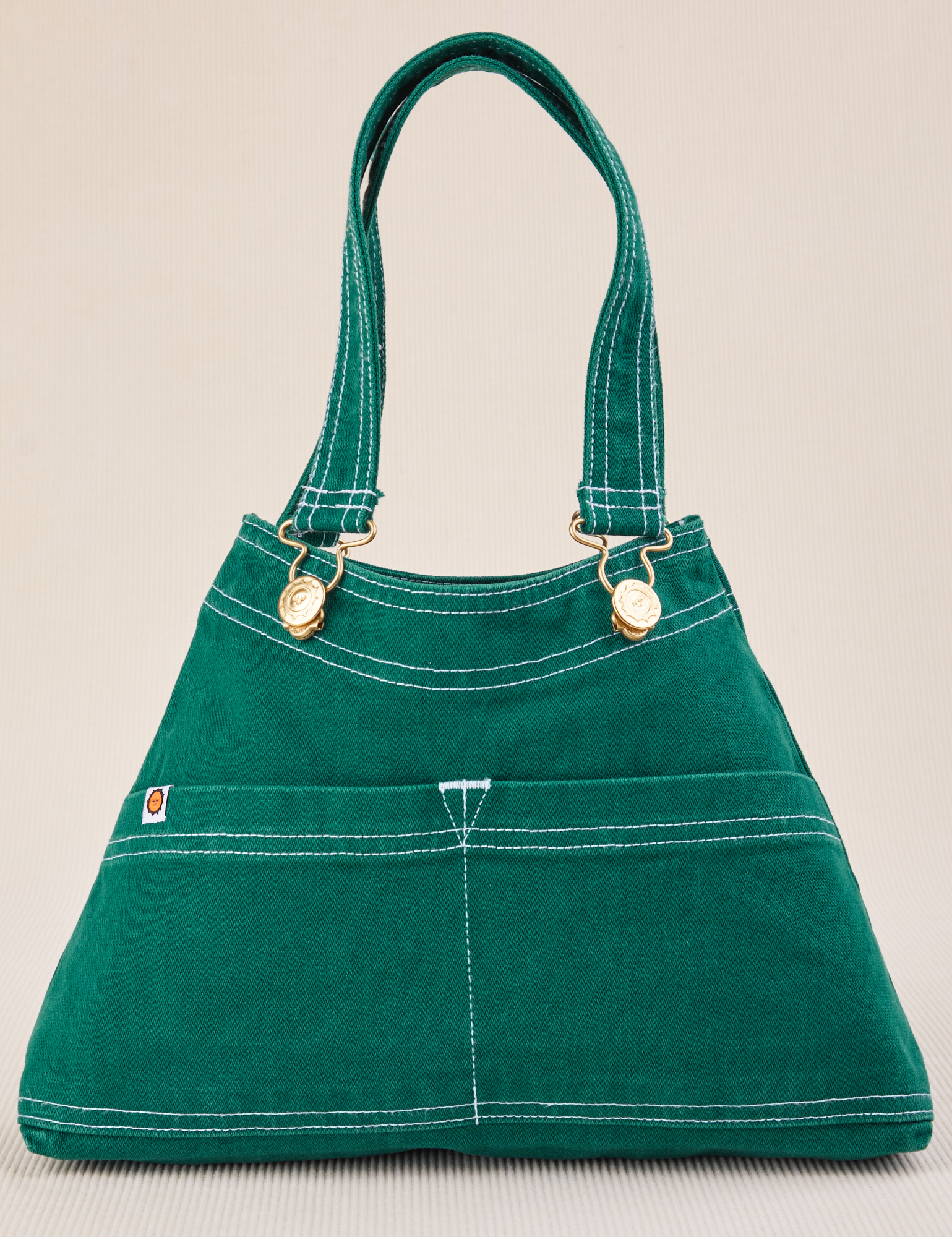 Overall Handbag in Hunter Green