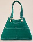 Overall Handbag in Hunter Green