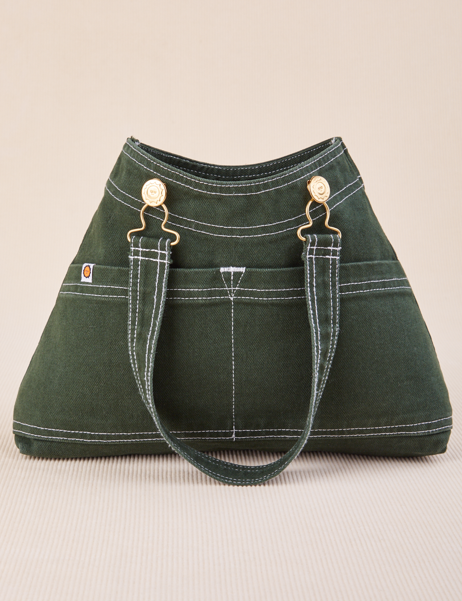 Overall Handbag in Swamp Green