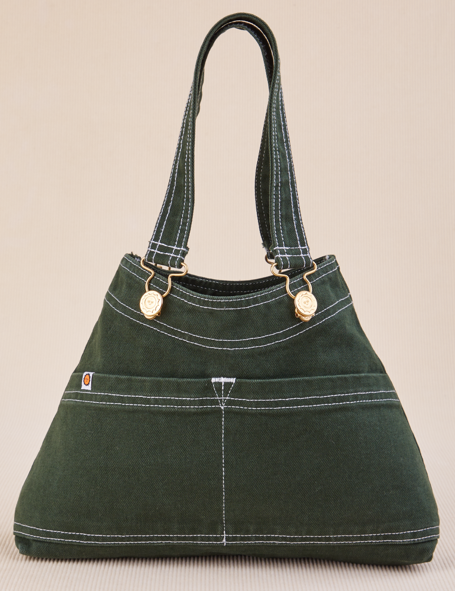 Overall Handbag in Swamp Green