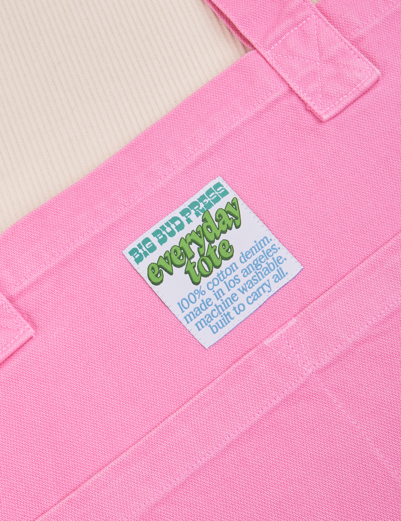 Close up Everyday Tote Bag in Bubblegum Pink