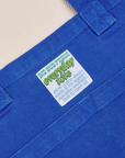 Close up of Everyday Tote Bag in Royal Blue