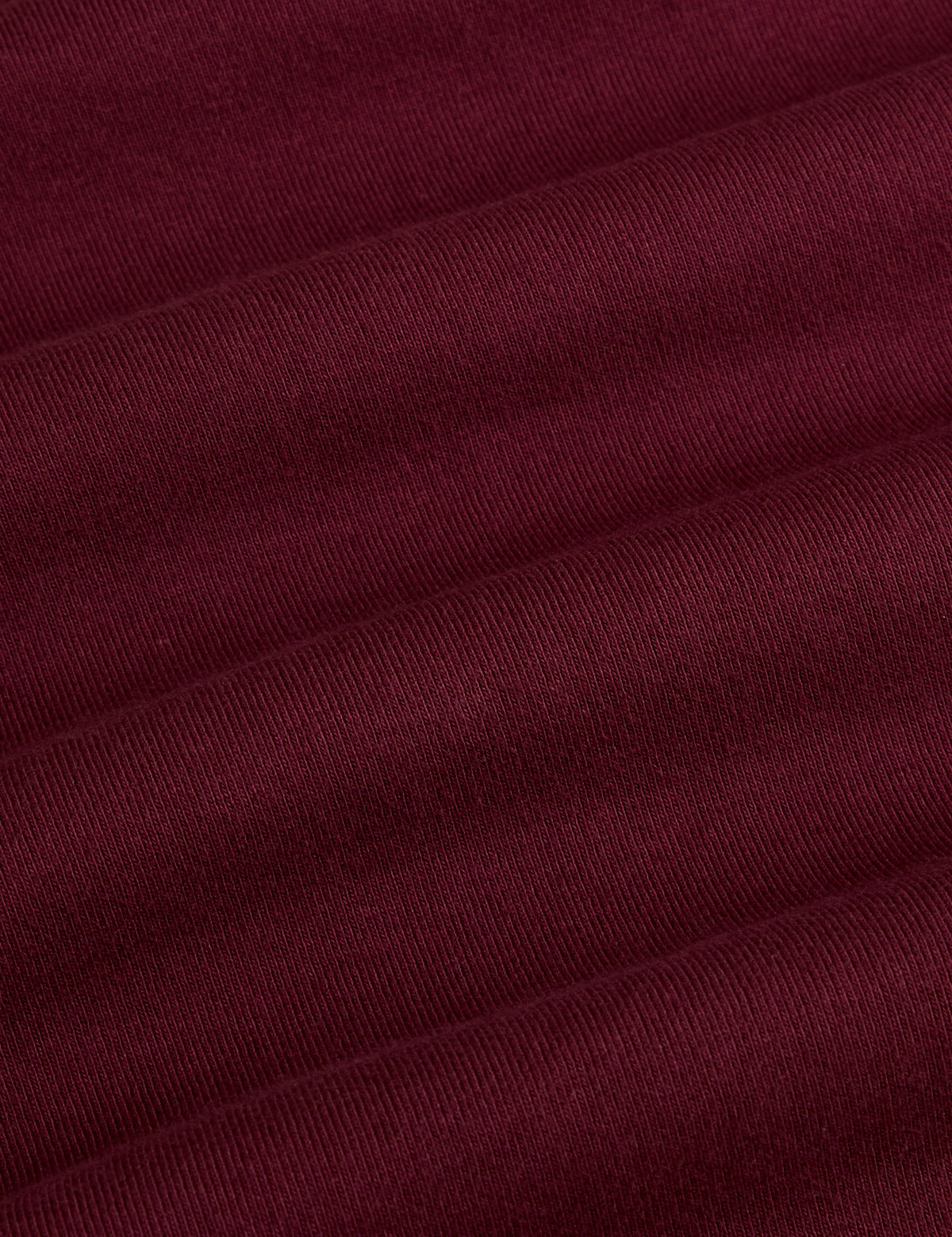 Fabric close up of the Red Wine Long Sleeve Baby Tee
