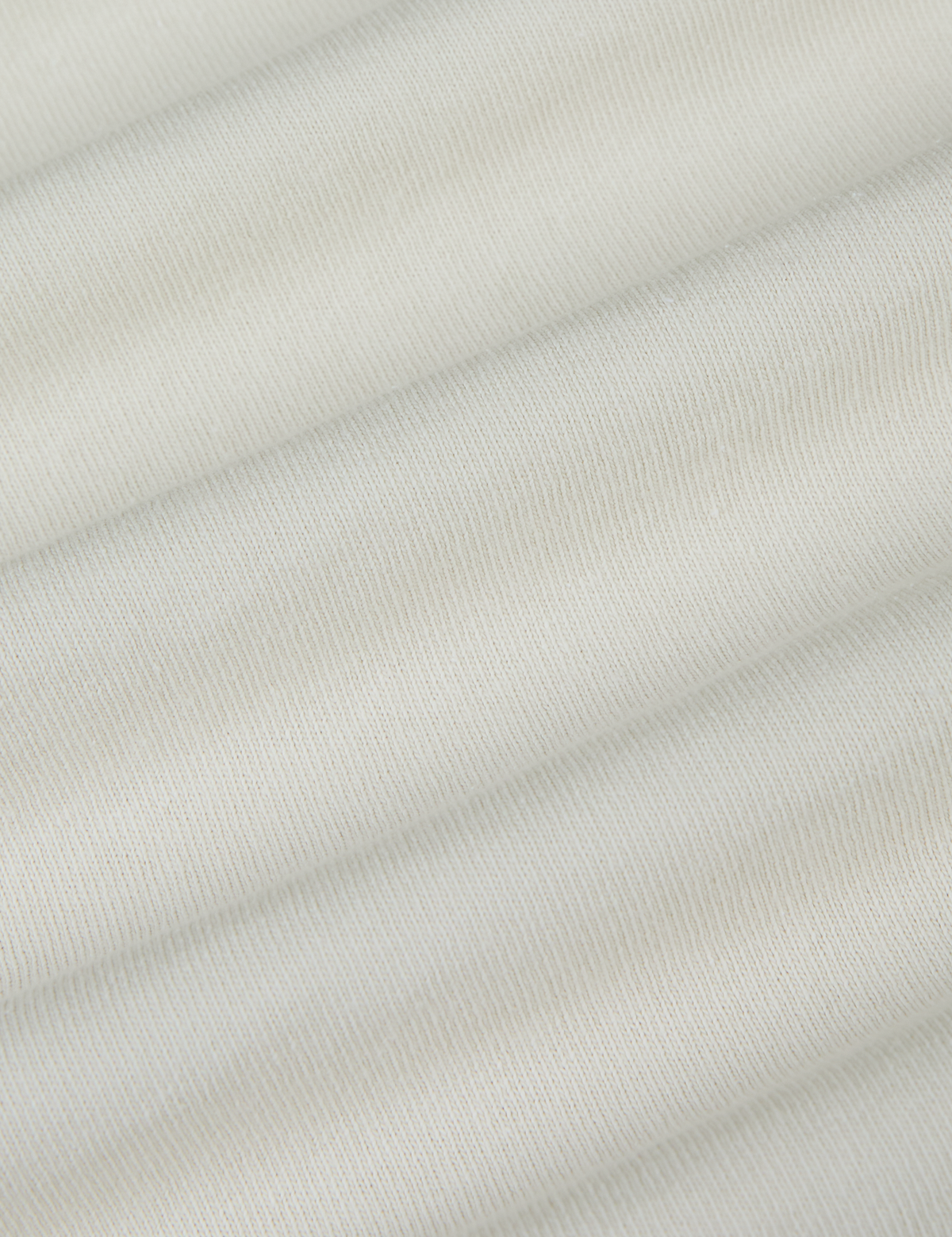 Fabric close up of the Vintage Tee White Long Sleeve Burly Tee