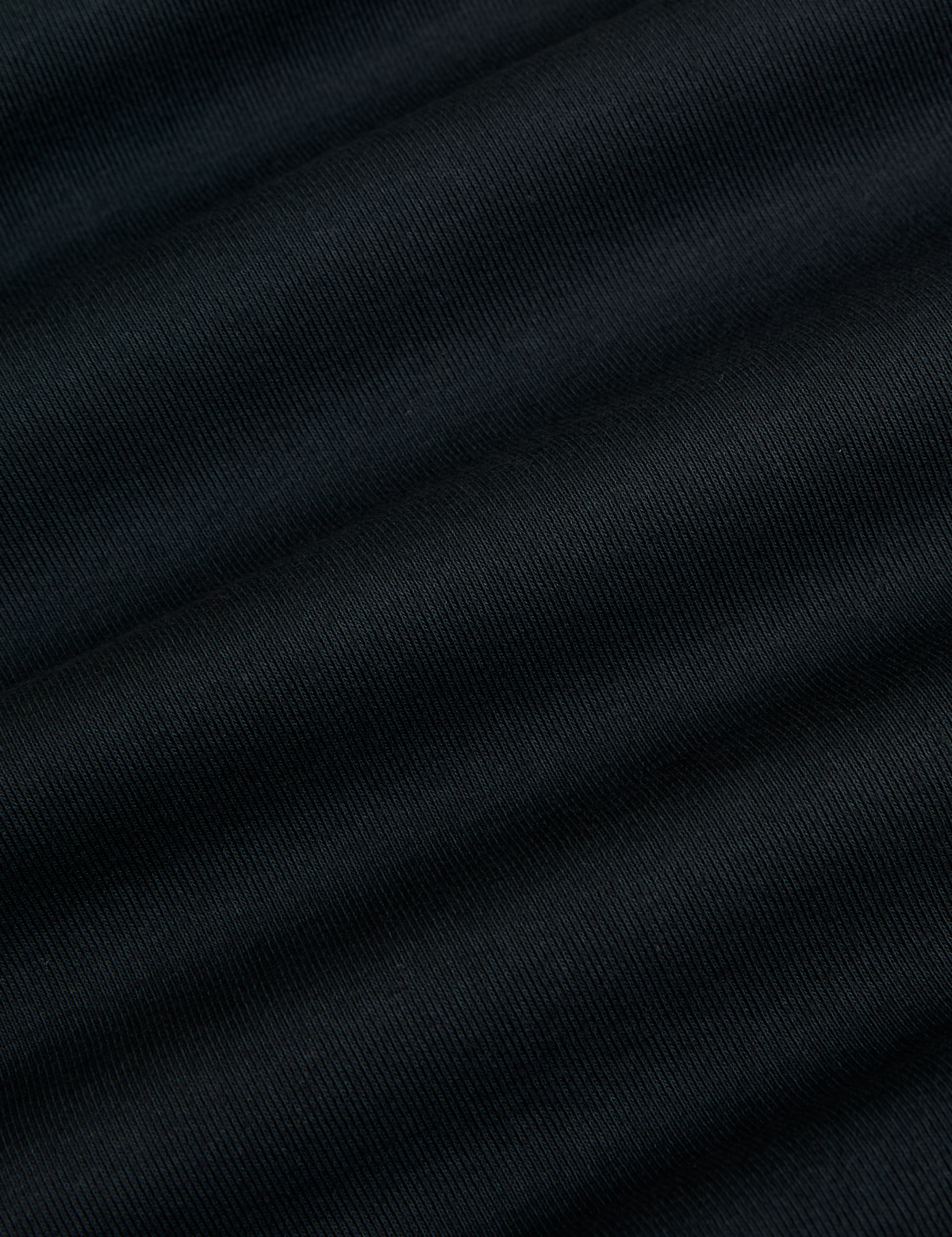 Fabric close up of Basic Black Deep Cut Racerback