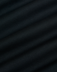 Fabric close up of Basic Black Deep Cut Racerback
