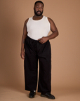 Drop Pocket Cargo Pants - Basic Black