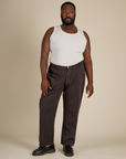 Work Pants - Espresso Brown