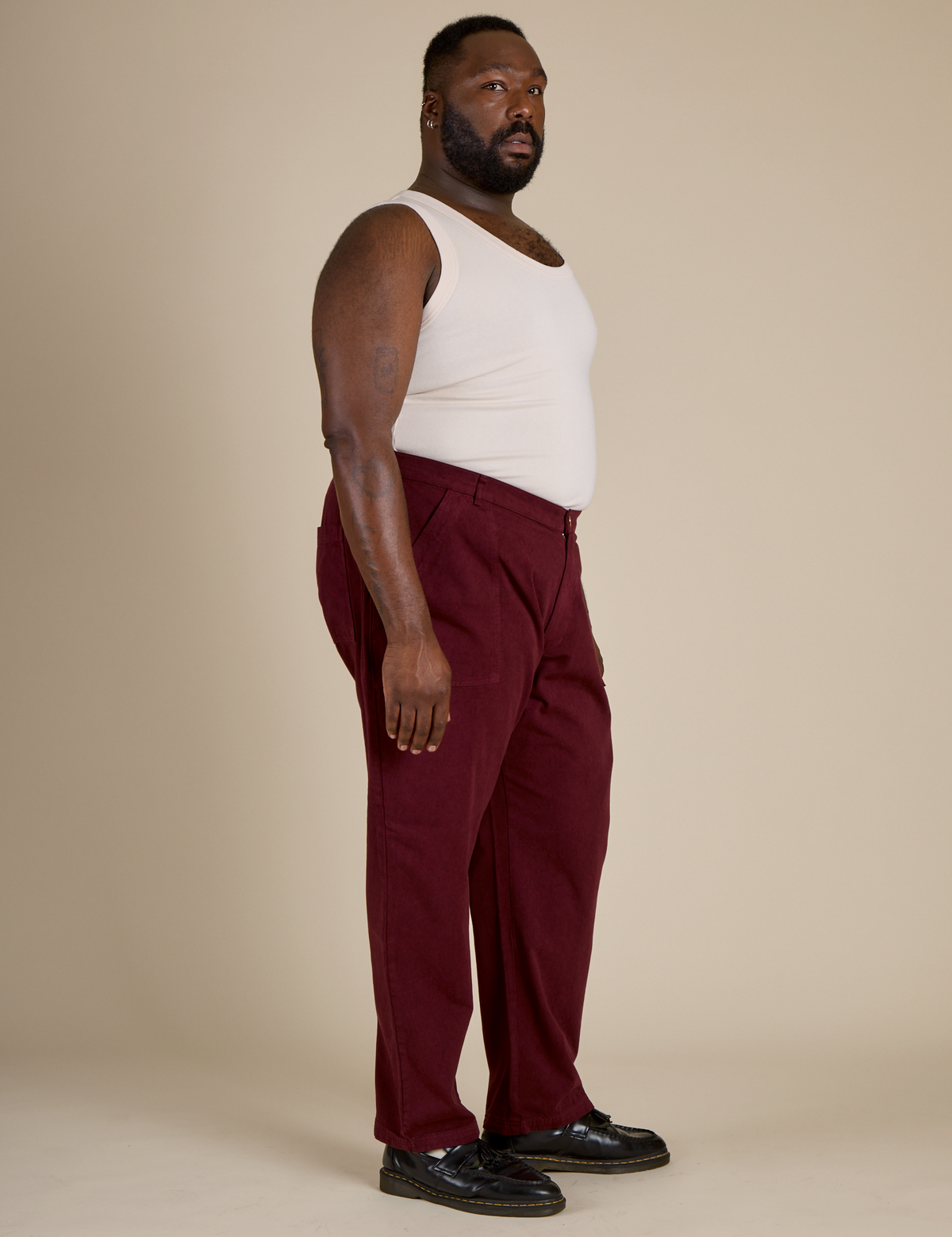 Work Pants - Red Wine