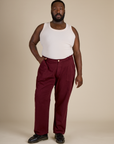 Work Pants - Red Wine