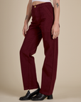 Work Pants - Red Wine