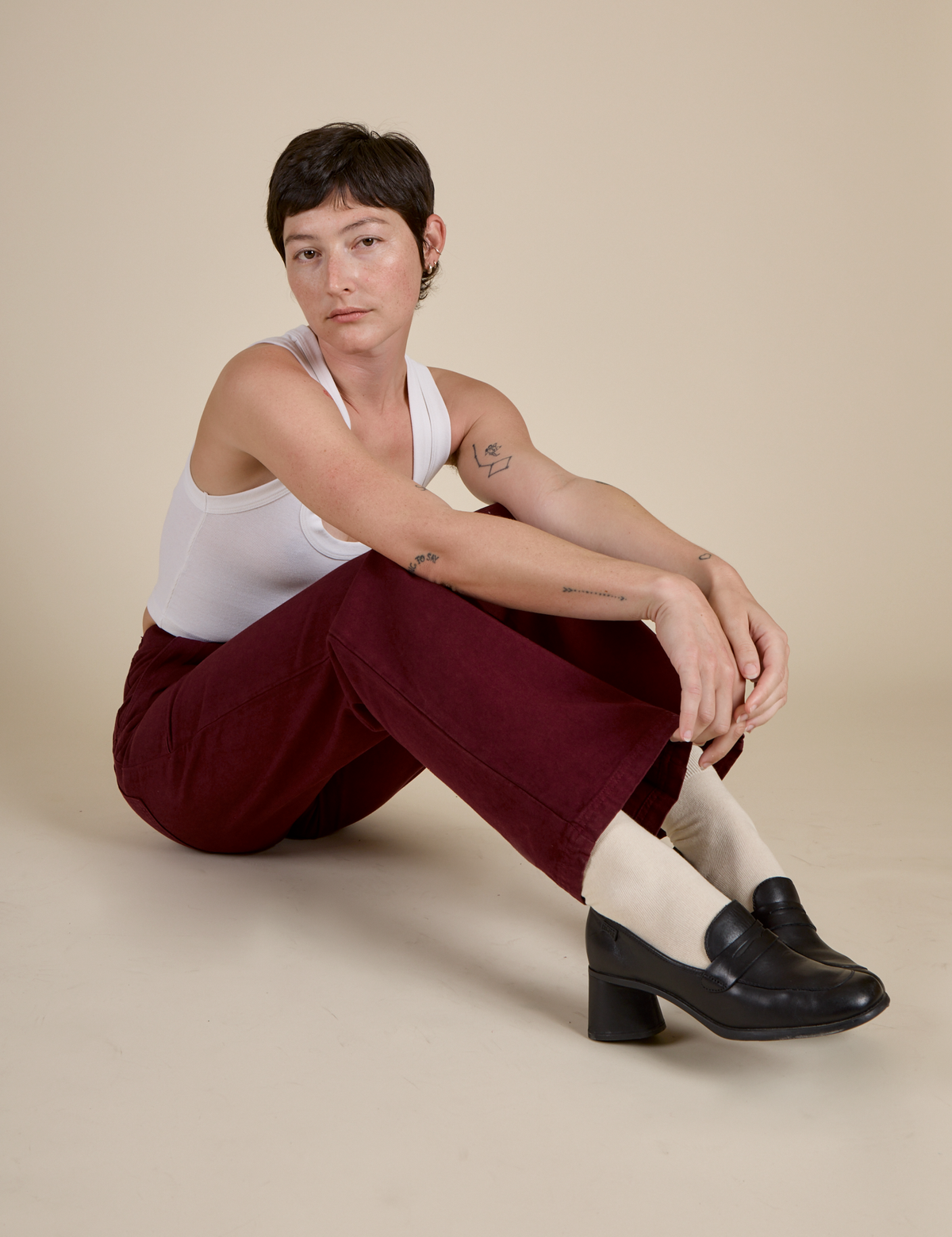Work Pants - Red Wine