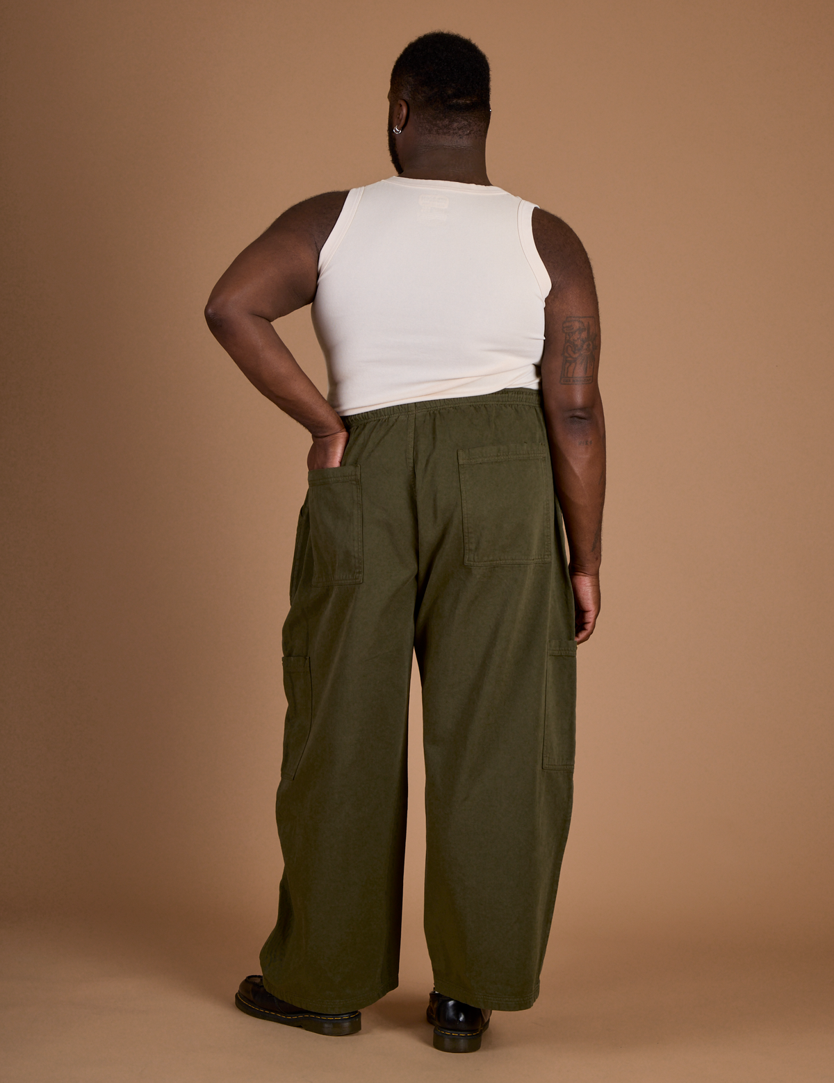 Drop Pocket Cargo Pants - Surplus Green