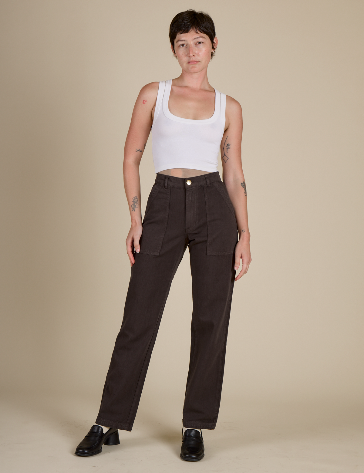 Work Pants - Espresso Brown