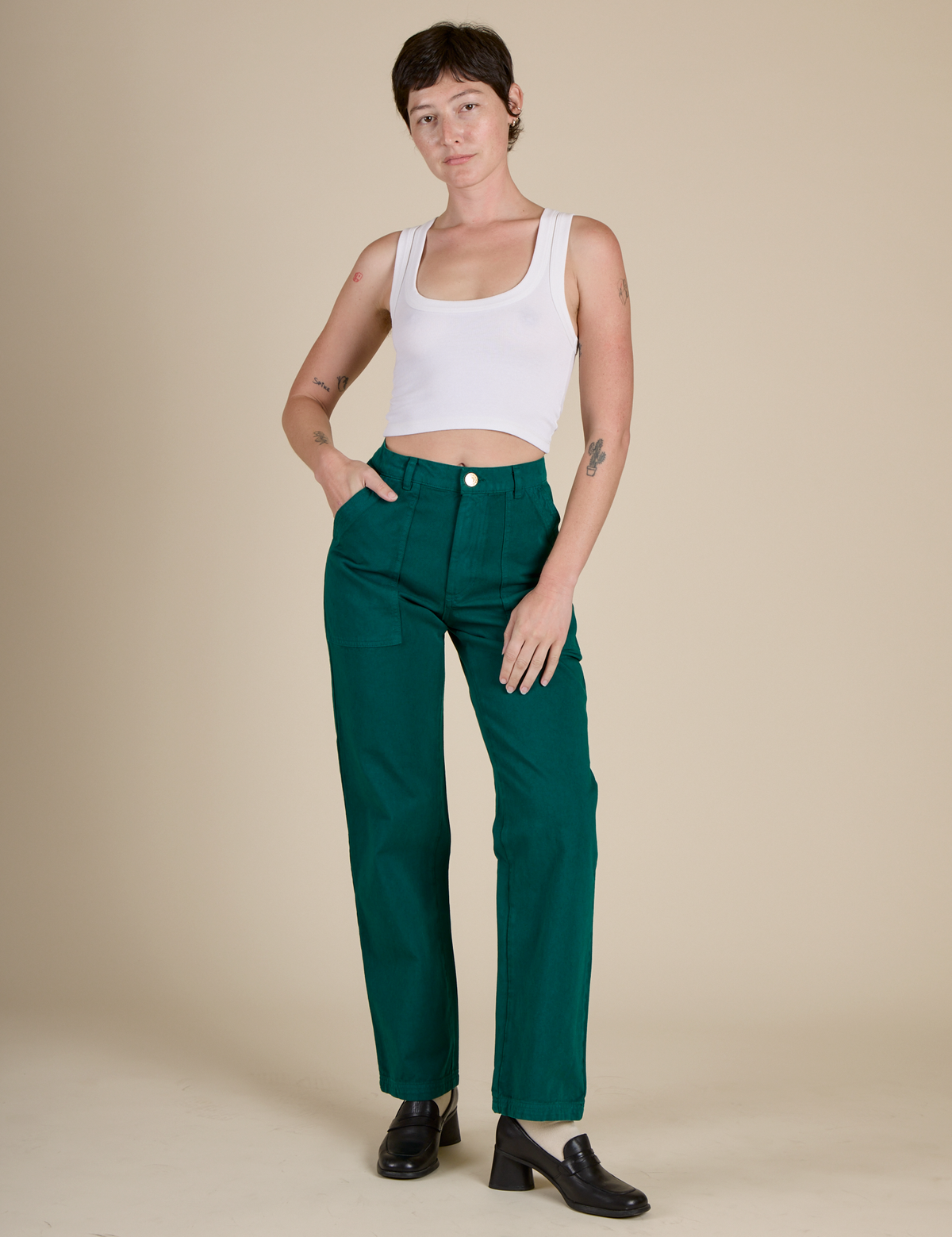 Work Pants - Hunter Green