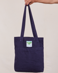 Everyday Tote Bag in Navy Blue