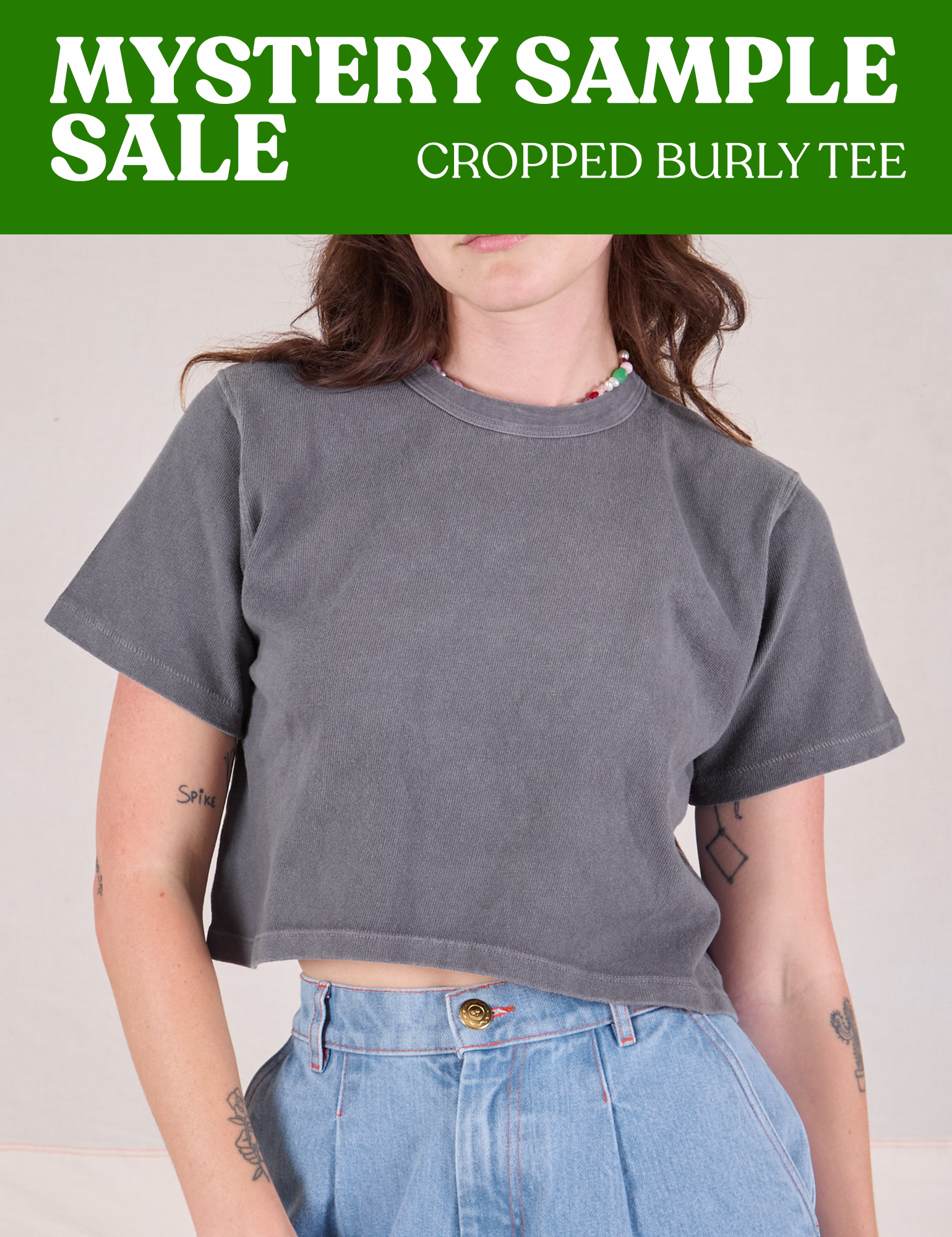 CROPPED BURLY TEES - MYSTERY SAMPLE SALE! *FINAL SALE*