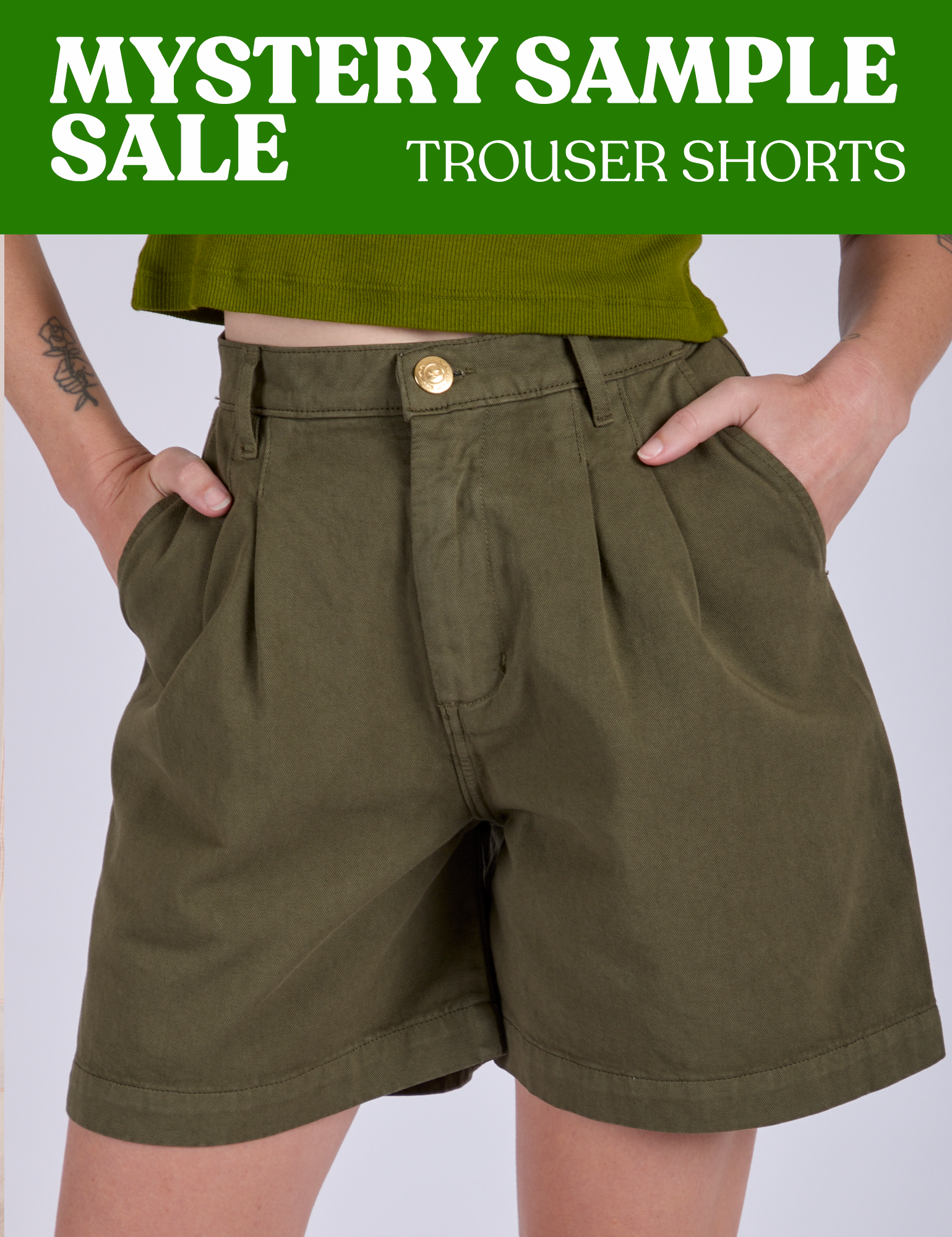 TROUSER SHORTS - MYSTERY SAMPLE SALE! *FINAL SALE*