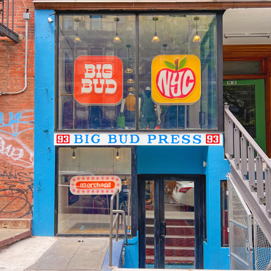 Big Bud Press New York City Store.