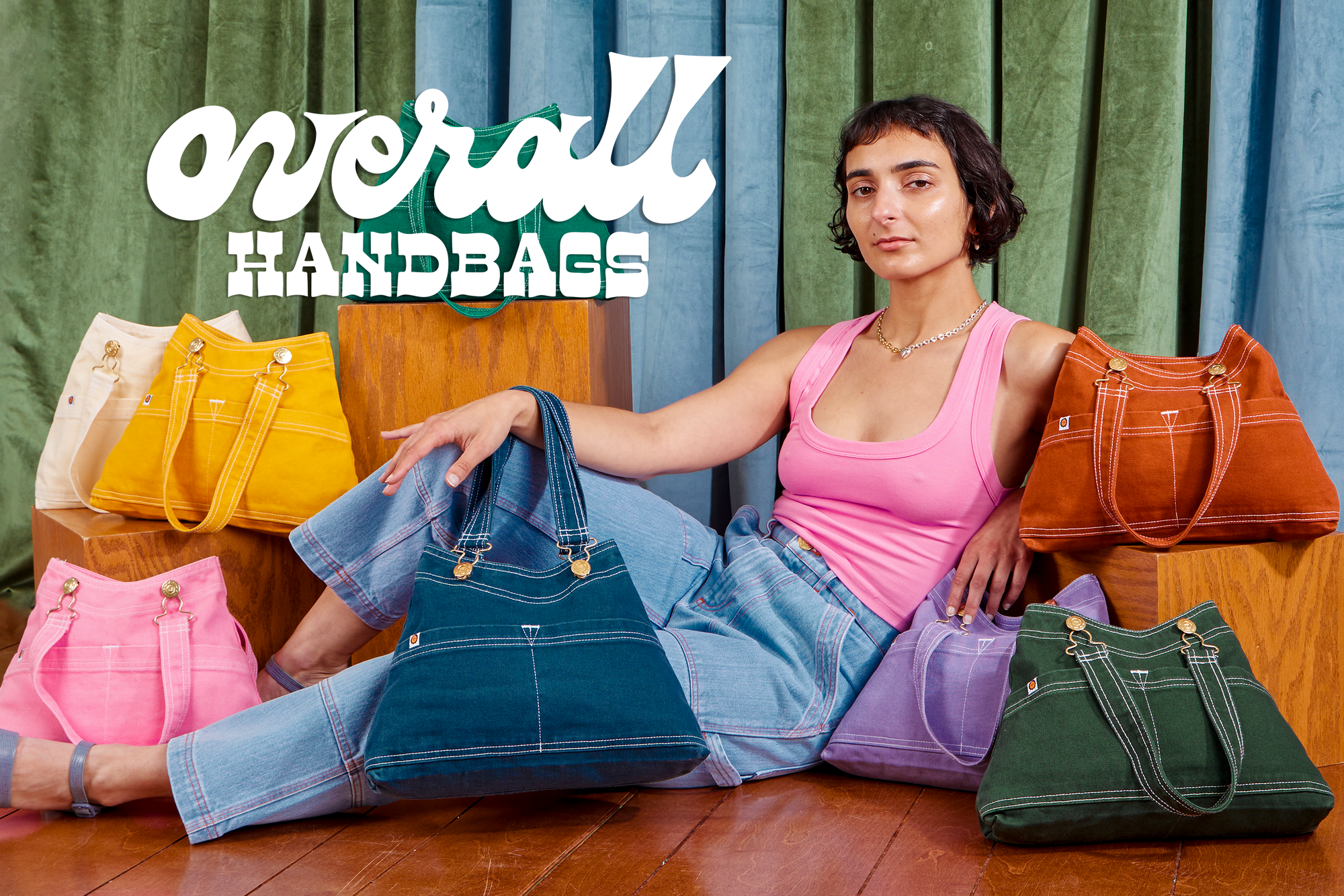 Soraya surrounded by Overall Handbags