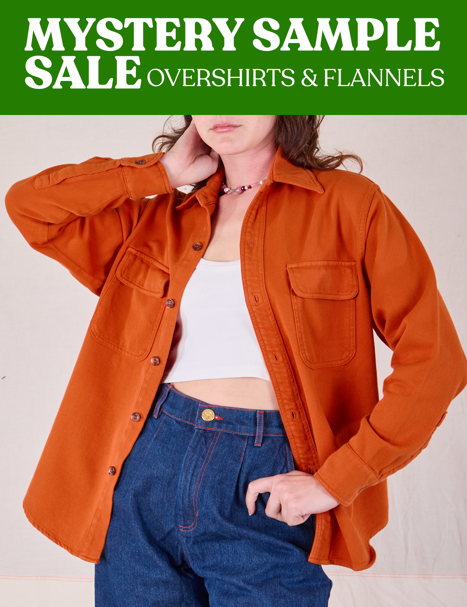 OVERSHIRTS &amp; FLANNELS - MYSTERY SAMPLE SALE! *FINAL SALE*