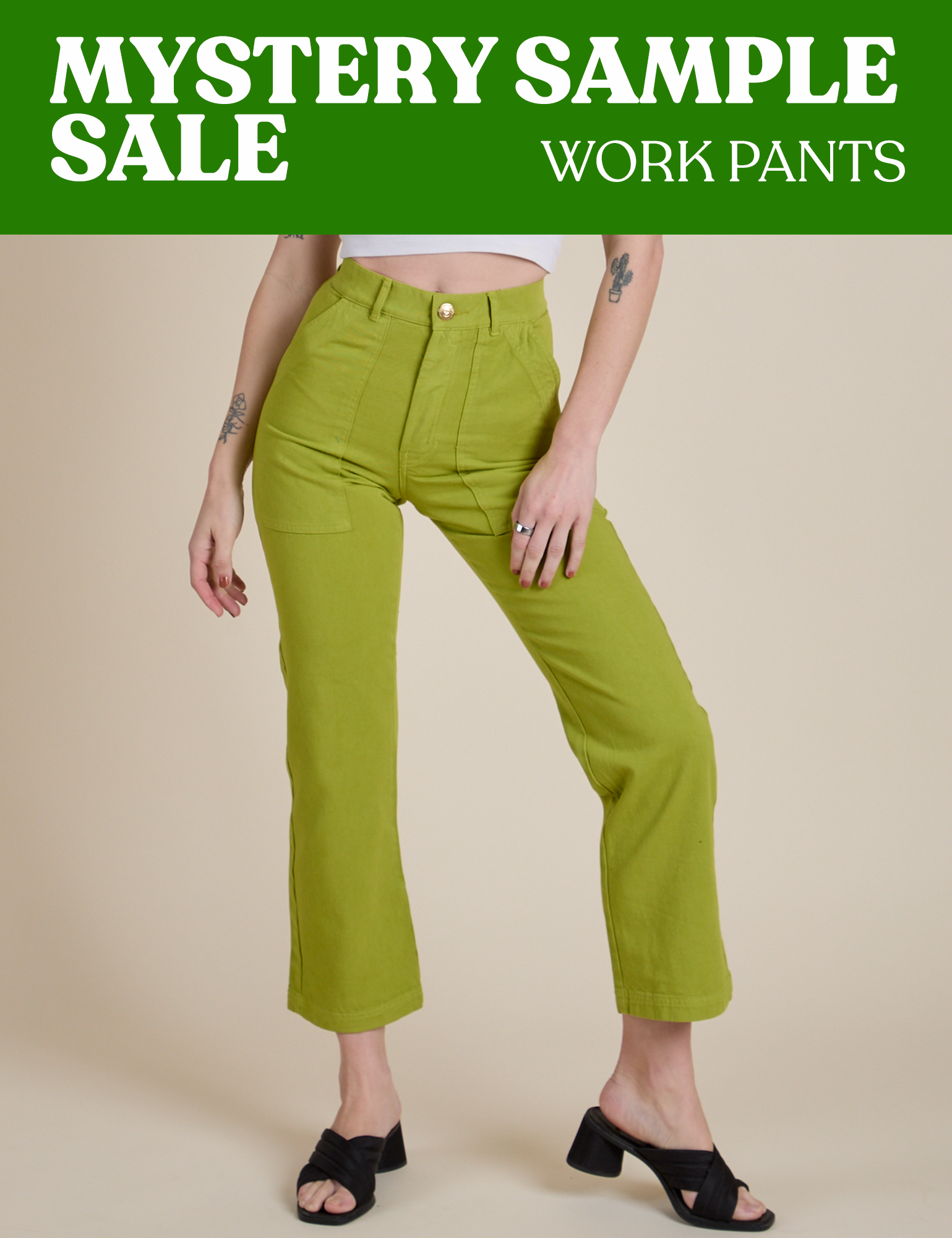 WORK PANTS - MYSTERY SAMPLE SALE! *FINAL SALE*