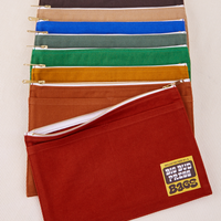 Big Pouch in Vintage Off-White, Espresso Brown, Tan, Royal Blue, Dark Emerald, Forest Green, Spicy Mustard, Burnt Terracotta and Paprika