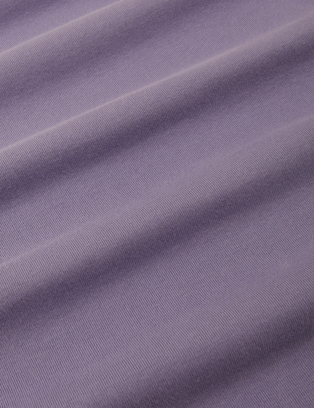 Baby Tee in Faded Grape fabric detail