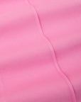 Western Pants in Bubblegum Pink fabric detail close up showing pintuck