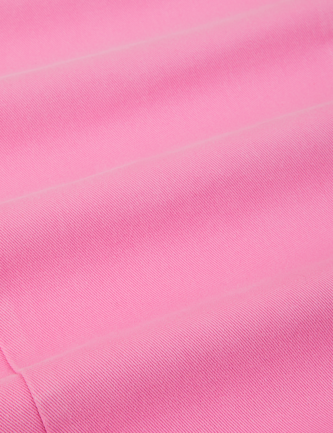 Work Pants in Bubblegum Pink fabric detail close up