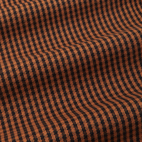Ricky Jacket in  Brown Checker fabric detail close up