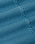 Denim Work Jacket in Marine Blue fabric detail