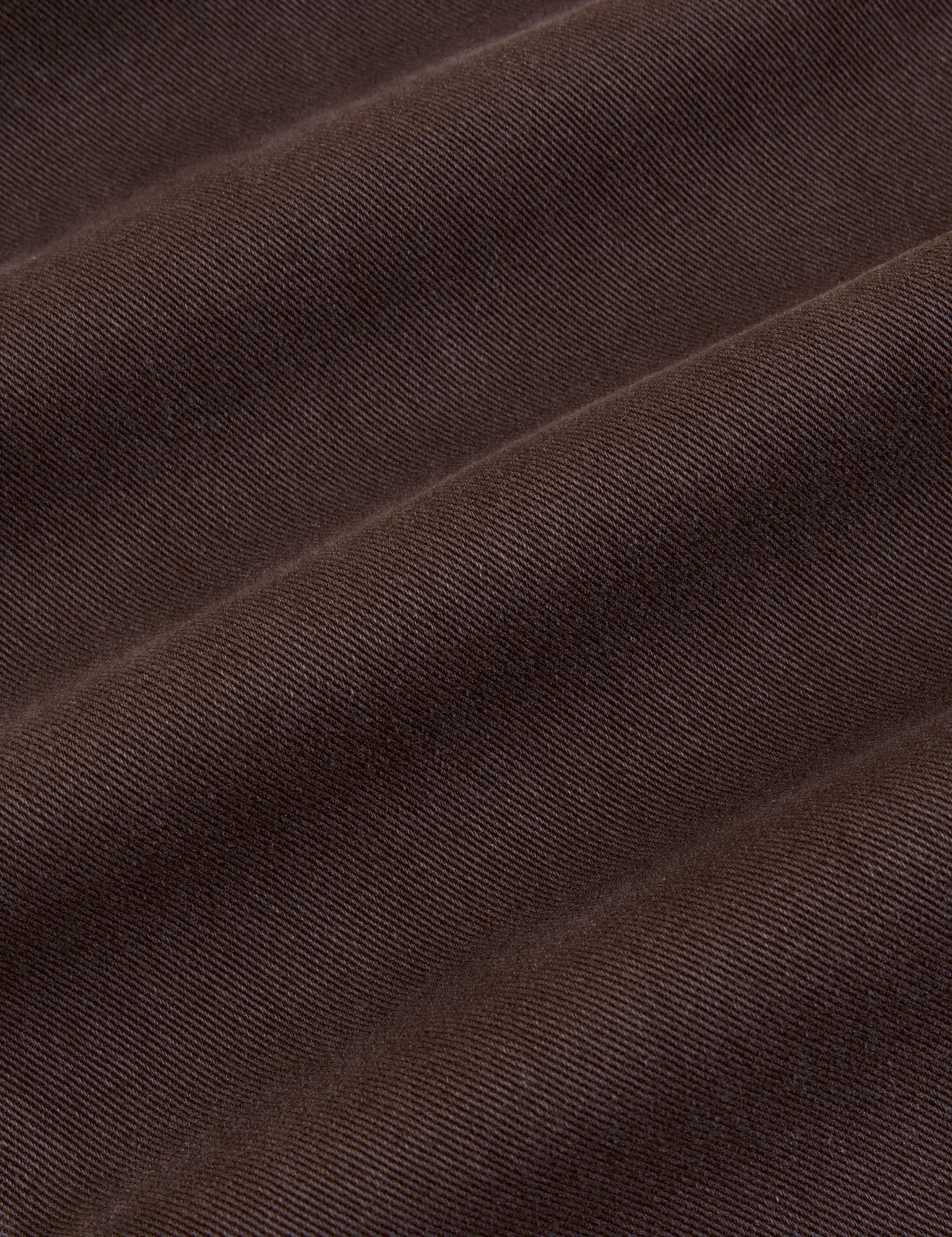 Work Pants in Espresso Brown fabric detail