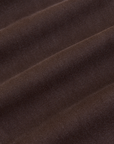 Work Pants in Espresso Brown fabric detail