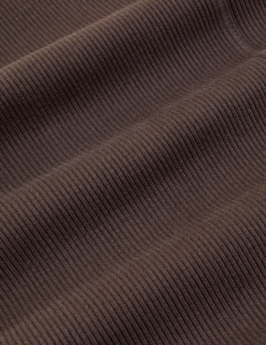 Wrap Top in Espresso Brown fabric detail