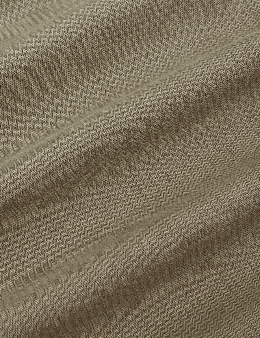 Heritage Trousers in Khaki Grey fabric detail