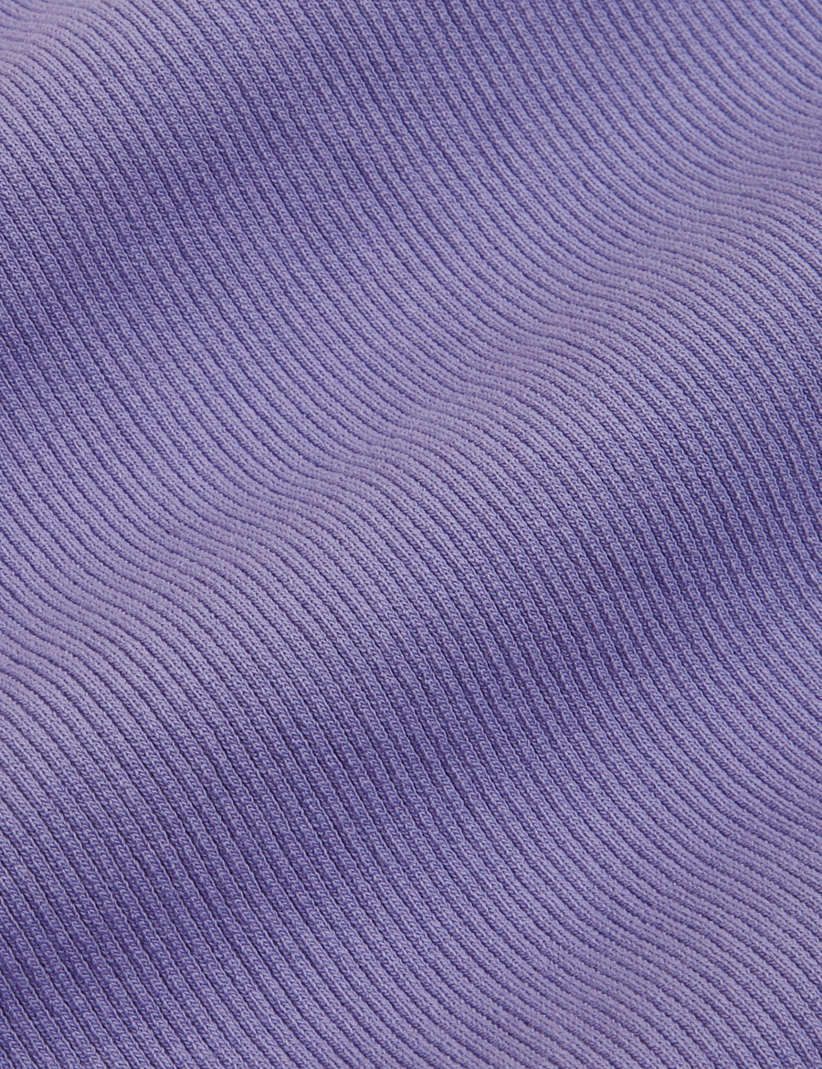Wrap Top in Faded Grape fabric detail