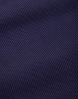 Sleeveless Essential Turtleneck in Navy Blue fabric detail