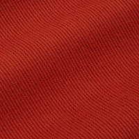 1/2 Sleeve Essential Turtleneck in Paprika fabric detail