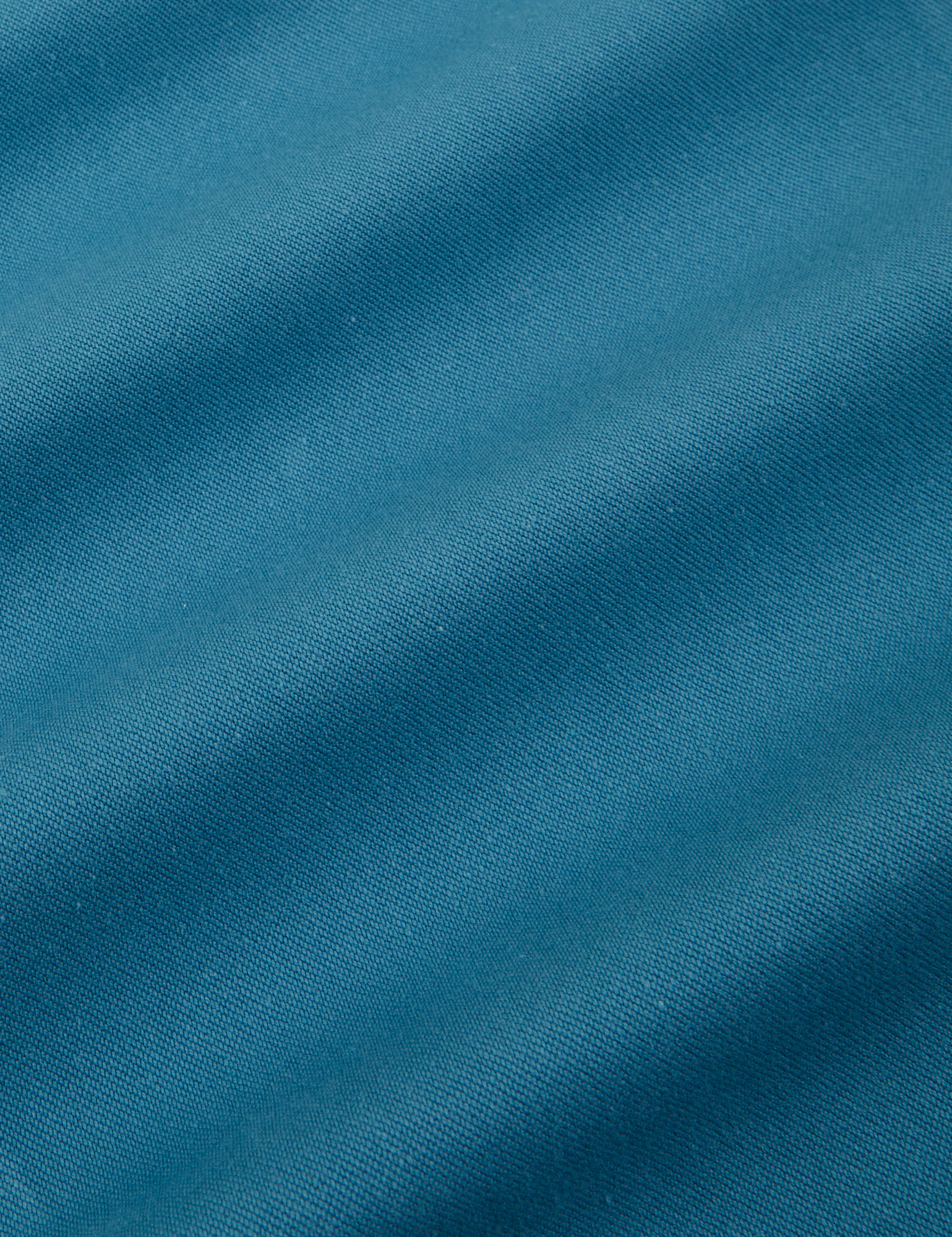 Organic Work Pants in Marine Blue fabric detail