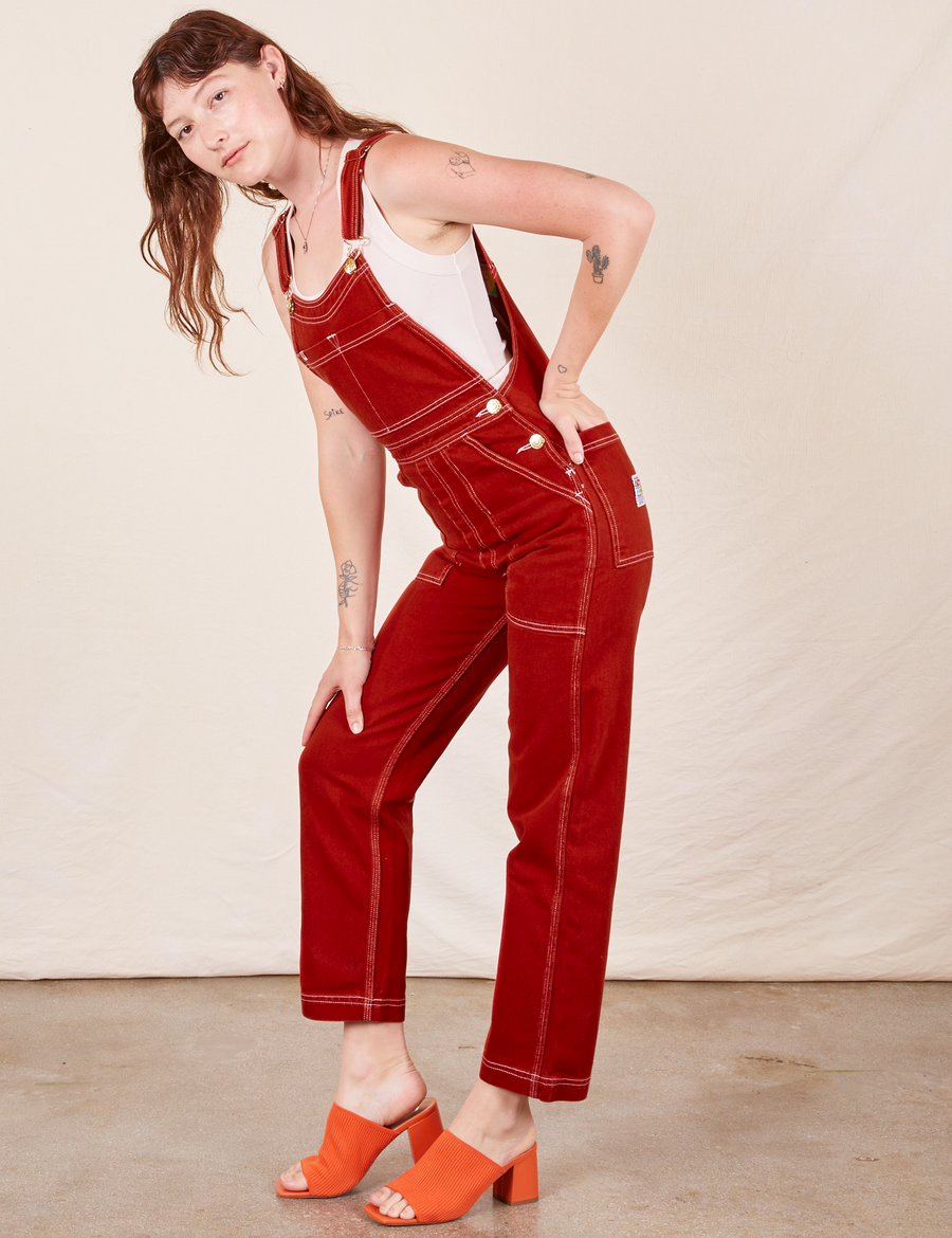 Original Overalls in Paprika side view on Alex